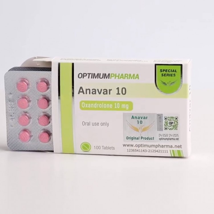 Optimum Pharma Oxandrolone ( Anavar ) 10 Mg 100 Tablet (Yeni Seri)